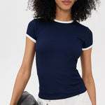 Renee Baby Ringer Tee Maritime (Navy) and White