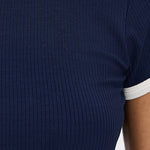 Renee Baby Ringer Tee Maritime (Navy) and White