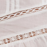 Reyna Long Sleeve Button Up Top White
