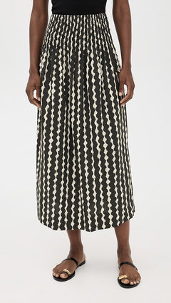 Alessa Painted Noir Skirt