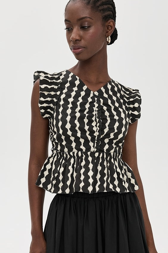 Cali Top Painted Noir