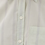 Ramy Cropped Button Up Leon Stripe