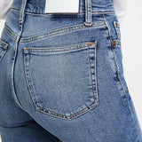 70s High Rise Comfort Stretch Stove Pipe Jeans Mid 70's