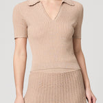 Una Top - Beige Marl