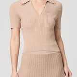 Una Top - Beige Marl