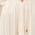 Daphne Lace Long Sleeve Top Cream