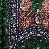 Melba Print Long Sleeve Top Green