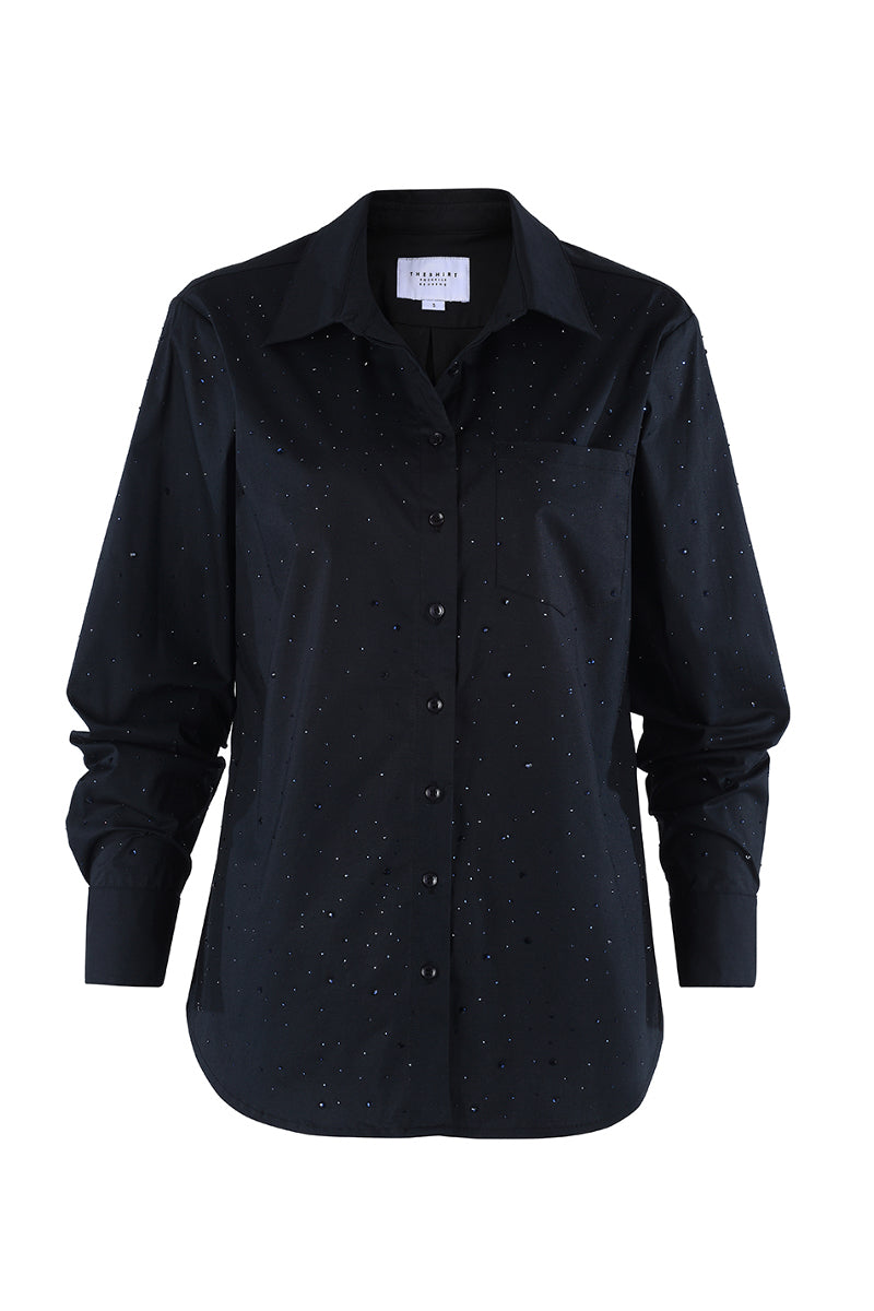 The Paula Button Up Shirt Black