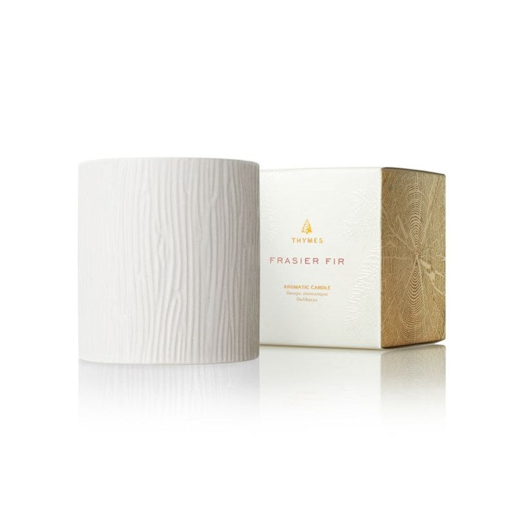 Frasier Fir Ceramic Poured Candle, Medium