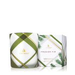 Frasier Fir Medium Poured Candle, Plaid
