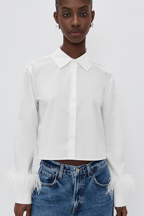 Largaux Feather Top Optic White