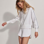 Varley Davenport Half Zip White