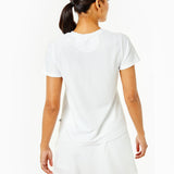 Walnut Short Sleeve White