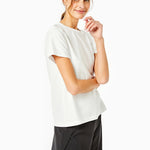 Walnut Short Sleeve White