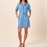 Whitney Denim Dress Light Denim