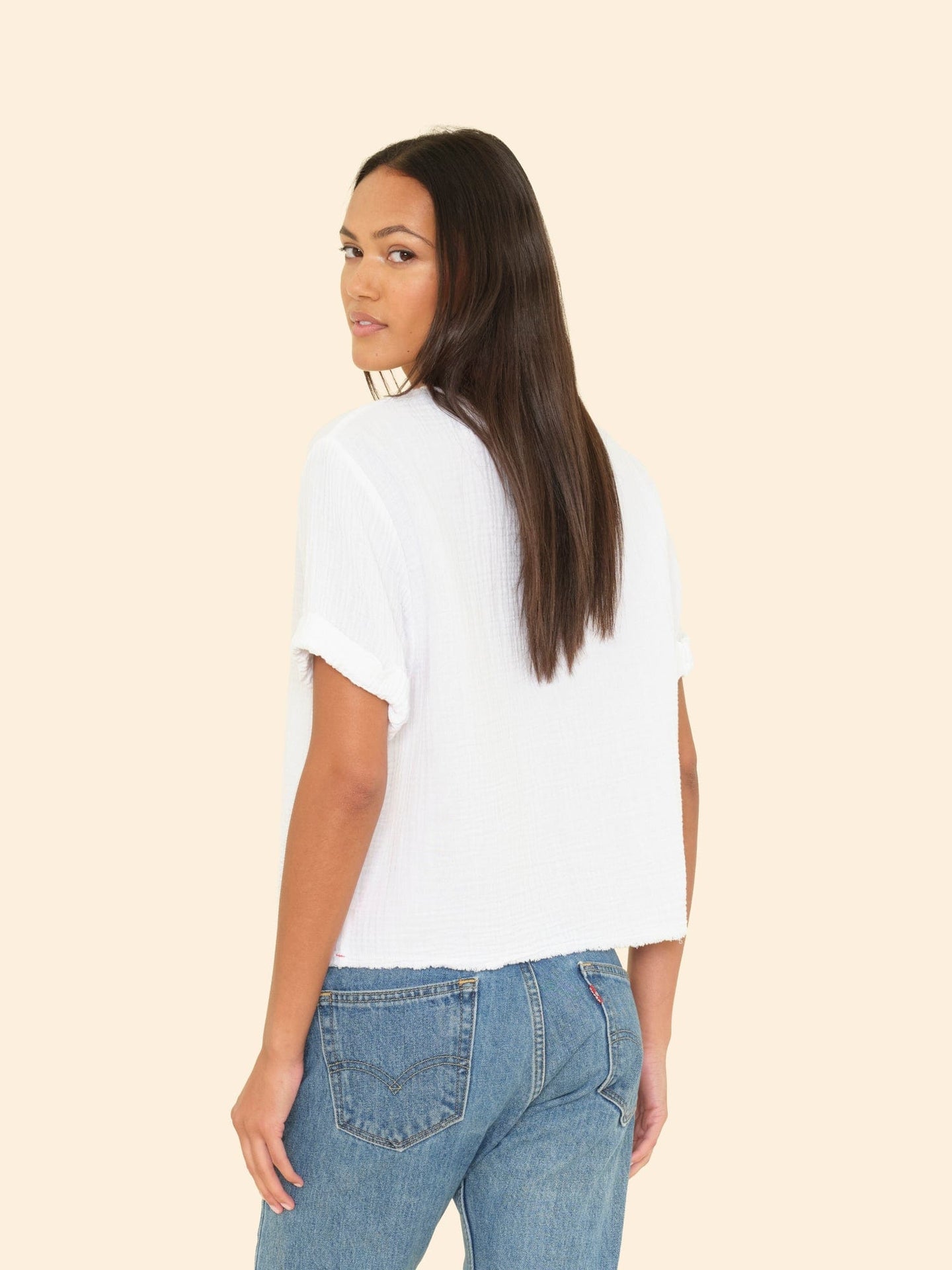 Carson Top White