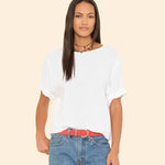 Carson Top White