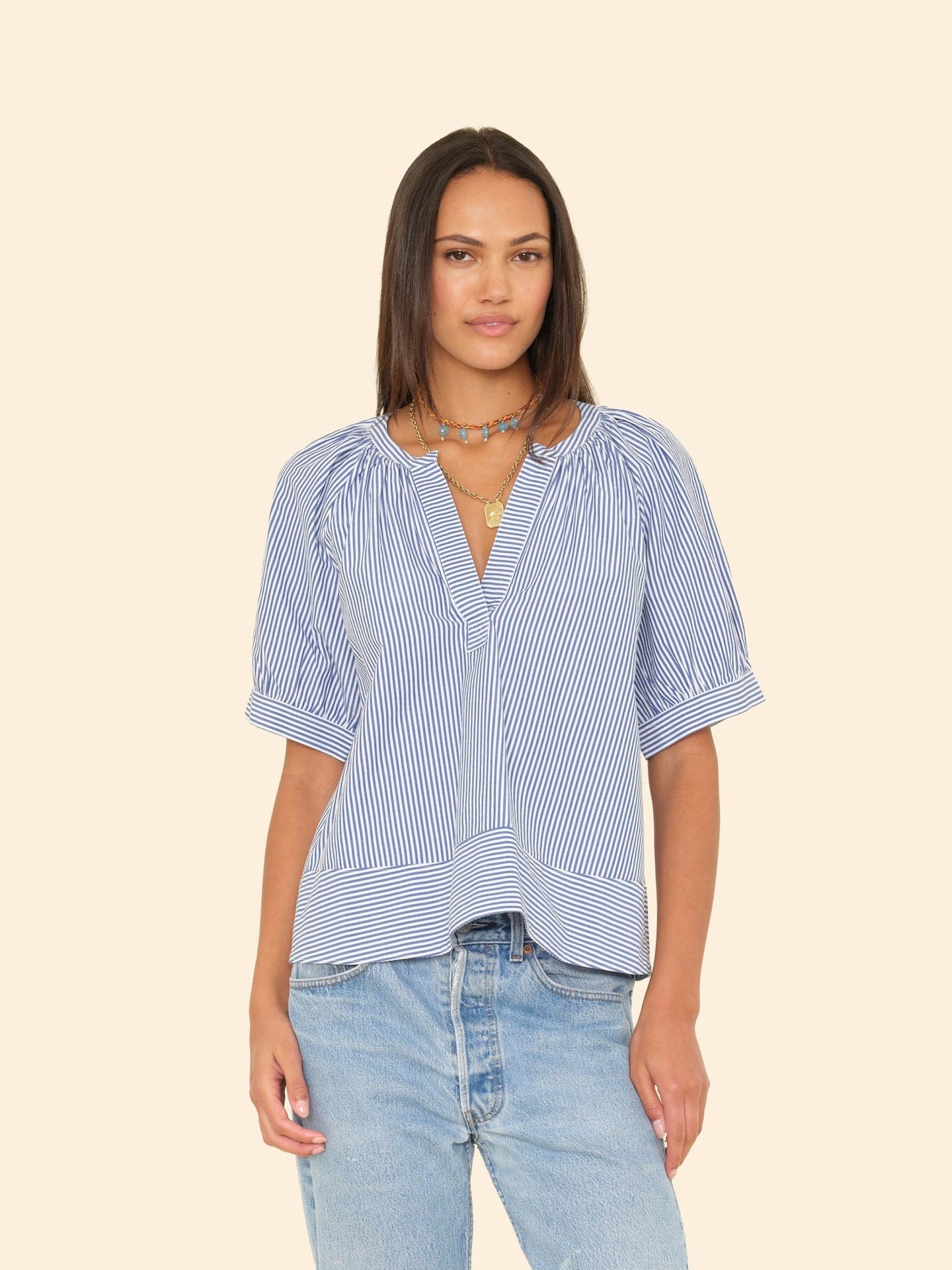 Josette Top True Blue