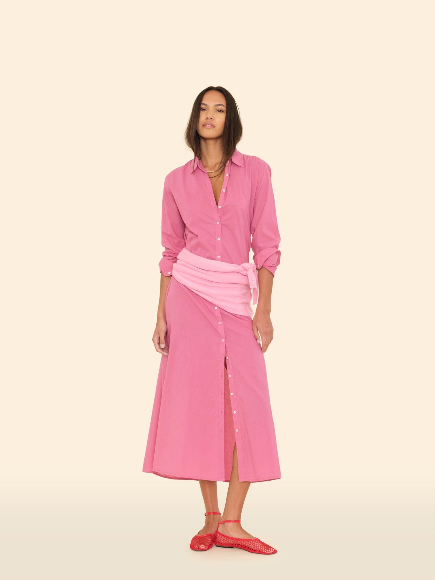 Boden Dress Berry Rose