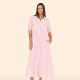 Boden Dress Rosebud Stripe