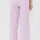 Brinna Pant Violet Rouge Stripe