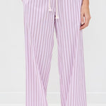 Brinna Pant Violet Rouge Stripe