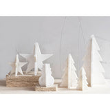 Holiday Interlocking White Marble Tree