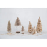 Holiday Large Glitter Bottle Brush Tree