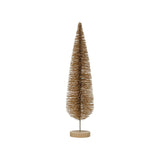 Holiday Small Glitter Bottle Brush Tree