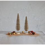 Holiday Small Glitter Bottle Brush Tree