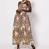 Zola Maxi Dress Saguaro Print