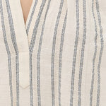 Minna Stripe Mini Dress Sea Salt