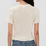 Starboard Crochet Top Linen