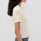 Starboard Crochet Top Linen